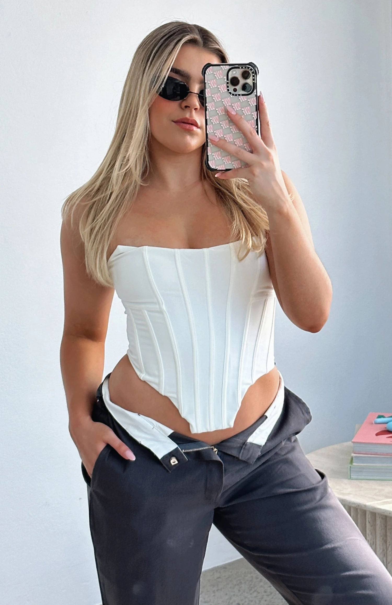 Midnight Till Morning Bustier White 3 Midnight Till Morning Bustier White