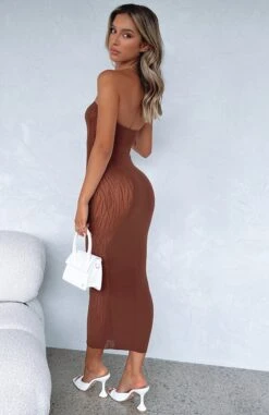 Your Peace Midi Dress Chocolate -Dresses Sales YOUR PEACE MIDI DRESS 08.02.22 01