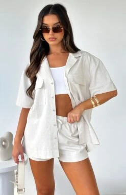 You're My Holiday Shirt Oatmeal -Dresses Sales YOU RE MY HOLIDAY SHIRT TROPICAL MOOD SHORTS 170523 02