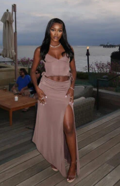 Search For Love Crop Mocha -Dresses Sales angwitacho1