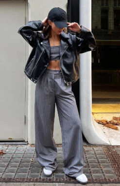 Everything You Are Set Grey Pinstripe 13 Everything You Are Set Grey Pinstripe -Dresses Sales ewfcs